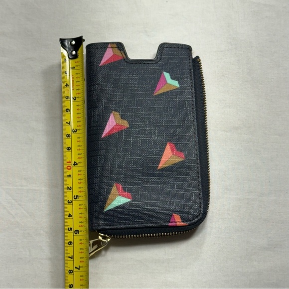 Fossil Phone Sleeve Zip Wallet Navy - Picture 4 of 12